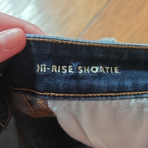 American Eagle Outfitters Dark Wash Denim Shorts - Picture 4 of 4